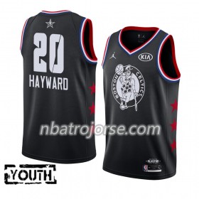 Barn Boston Celtics Tröja Gordon Hayward 20 2019 All-Star Jordan Brand Svart Swingman